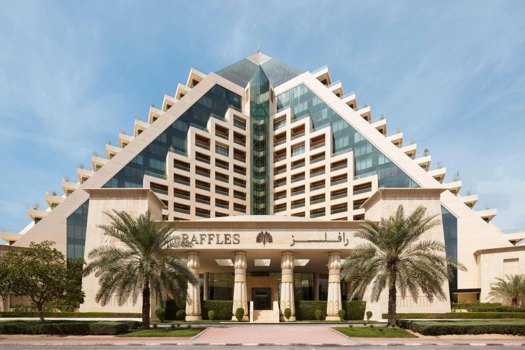 Raffles Dubai Hotel Exterior photo The Pyramids Hotel